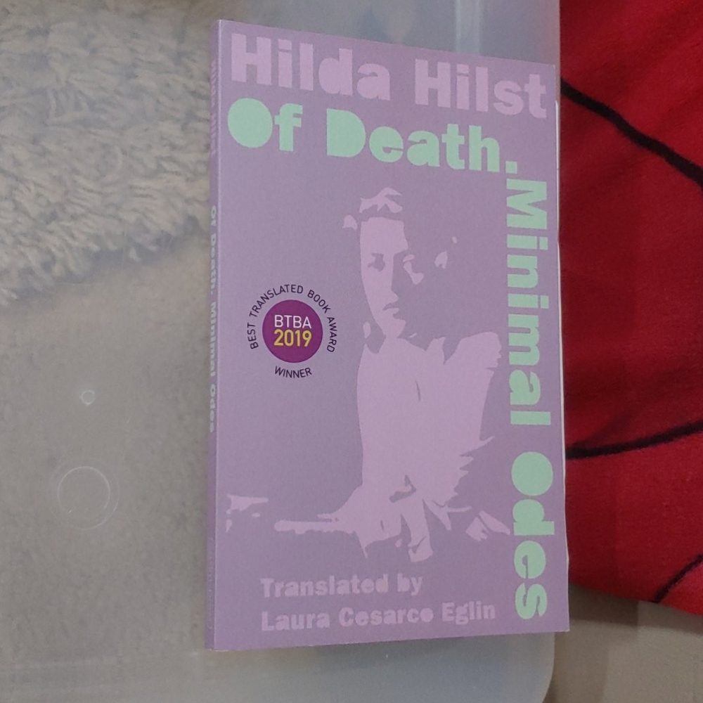 Book by Hilda Hilst (Of Death. Minimal odes)